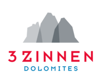 3 Zinnen Dolomites logo with stylized mountain peaks