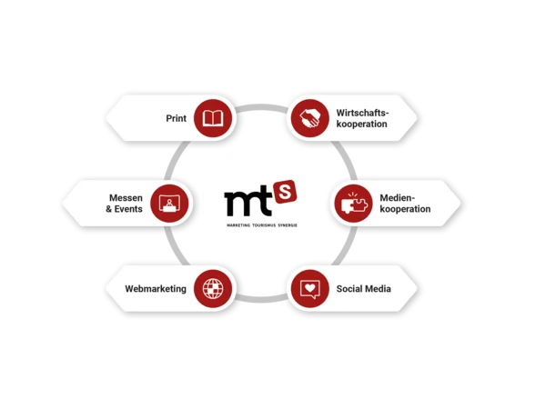 Marketing Tourism Synergy with print, business, media, social media, and web marketing