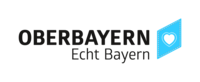 Oberbayern Echt Bayern logo with blue heart symbol